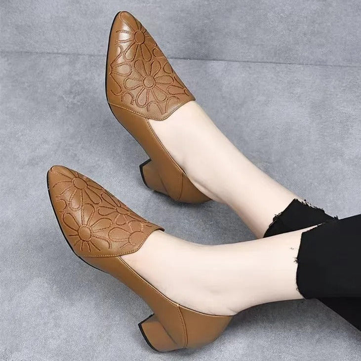 Zapatos de tacón Cuero