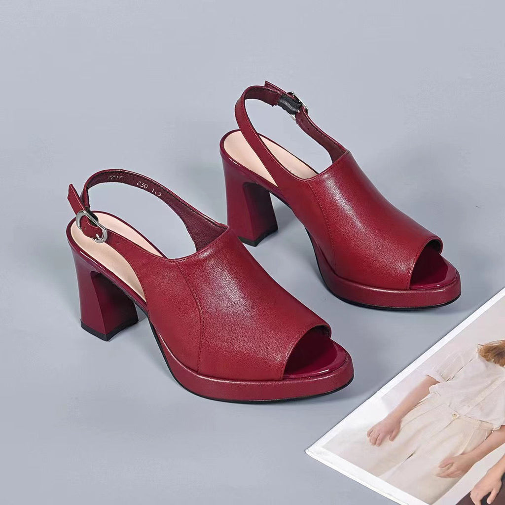 SANDALIAS DE TACÓN PARA DAMA