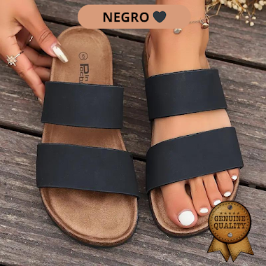 SANDALIAS DE CORCHO CAPELLADA DOBLE